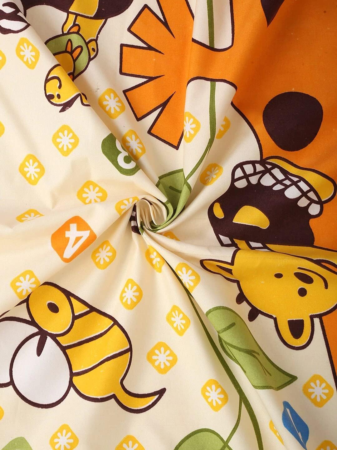 Attractive double fitted supersoft double bedsheet with 2 large pillow covers.