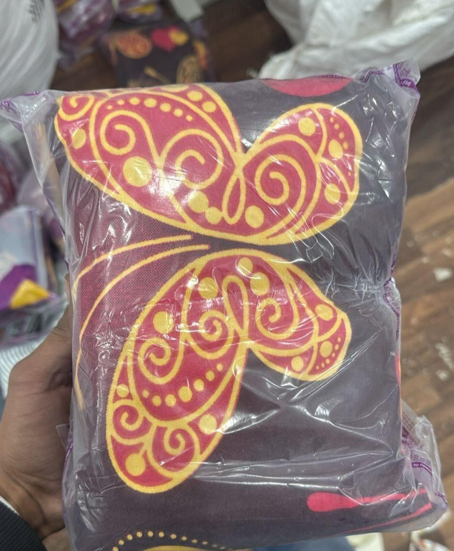 Round Elastic Fitted Double Bed Bedsheet