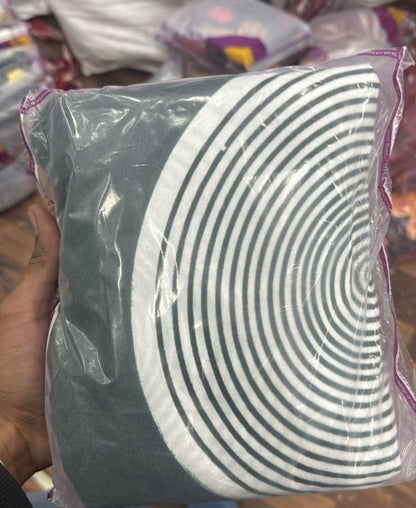 Round Elastic Fitted Double Bed Bedsheet