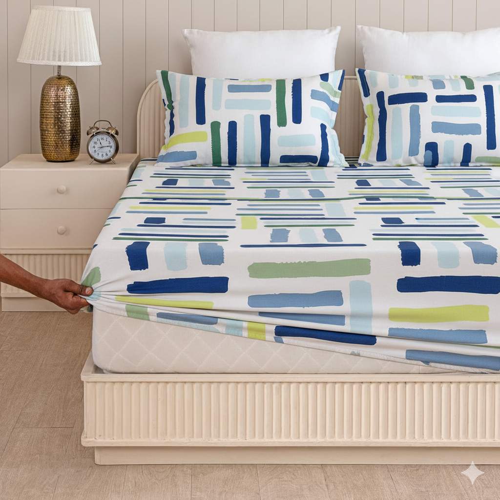 Fashome All Round Elastic Fitted Bedsheet