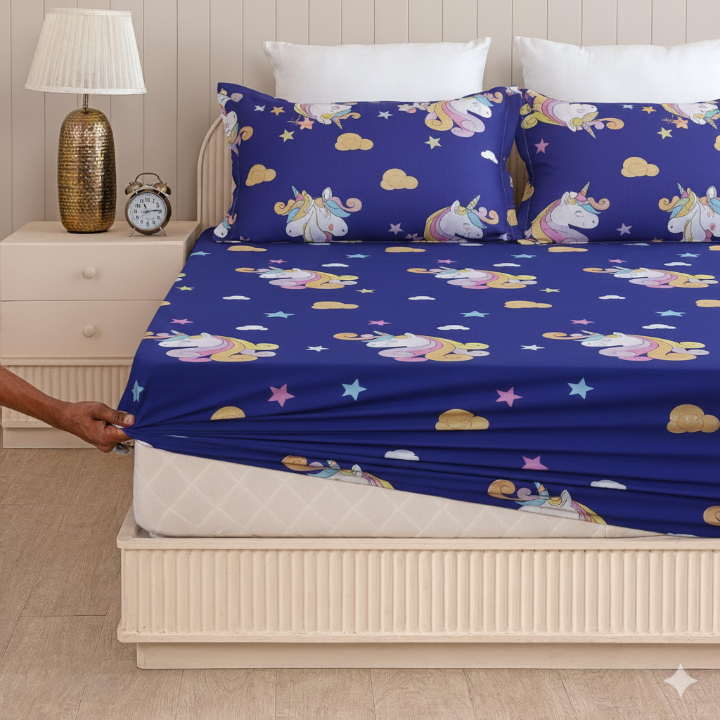 Fashome All Round Elastic Fitted Bedsheet